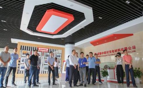 浙江省浦江縣委書(shū)記程天云到成都中建材調(diào)研