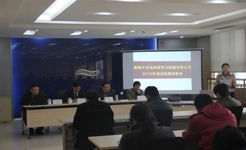 公司召開2012年度總結(jié)暨表彰大會(huì)
